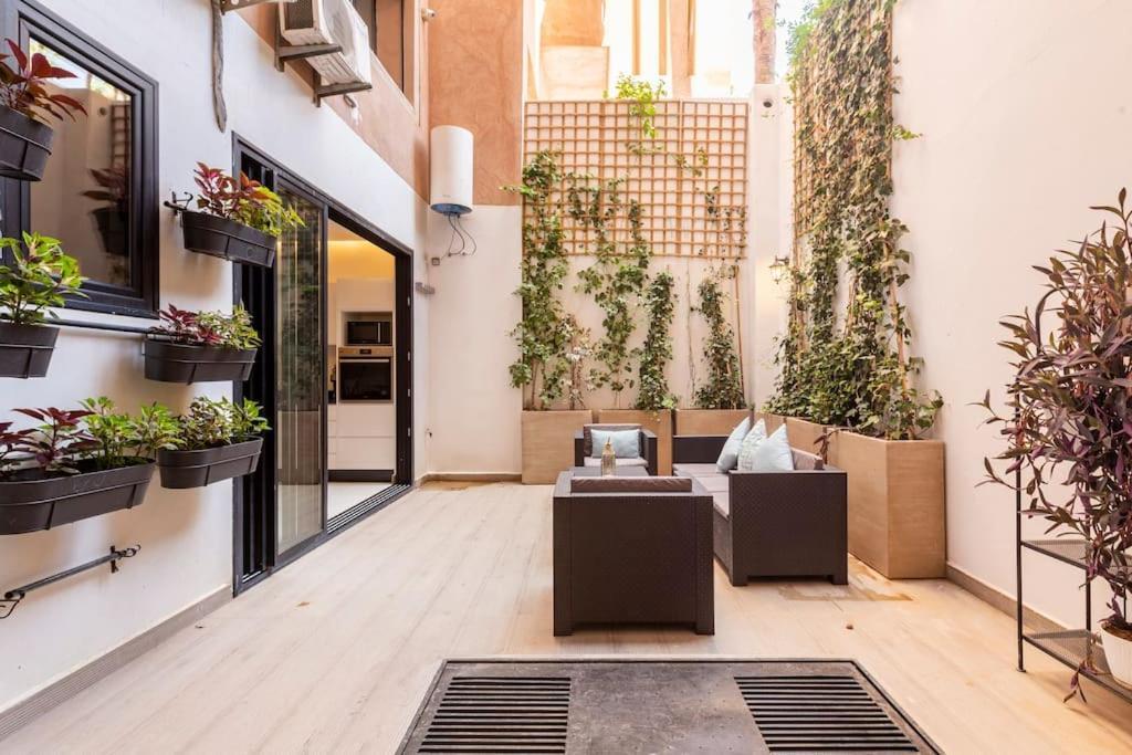 Loft Duplex Familial 200M2 Neuf - Centre Gueliz Leilighet Marrakesh Eksteriør bilde