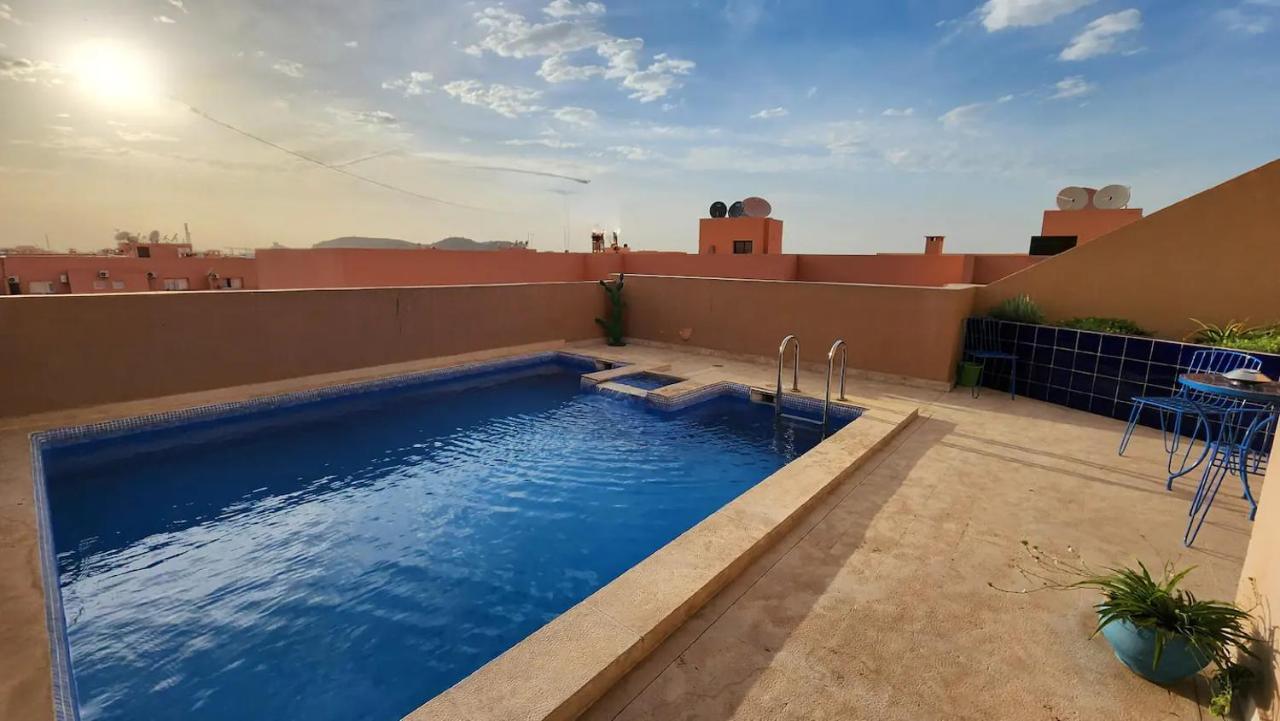 Loft Duplex Familial 200M2 Neuf - Centre Gueliz Leilighet Marrakesh Eksteriør bilde
