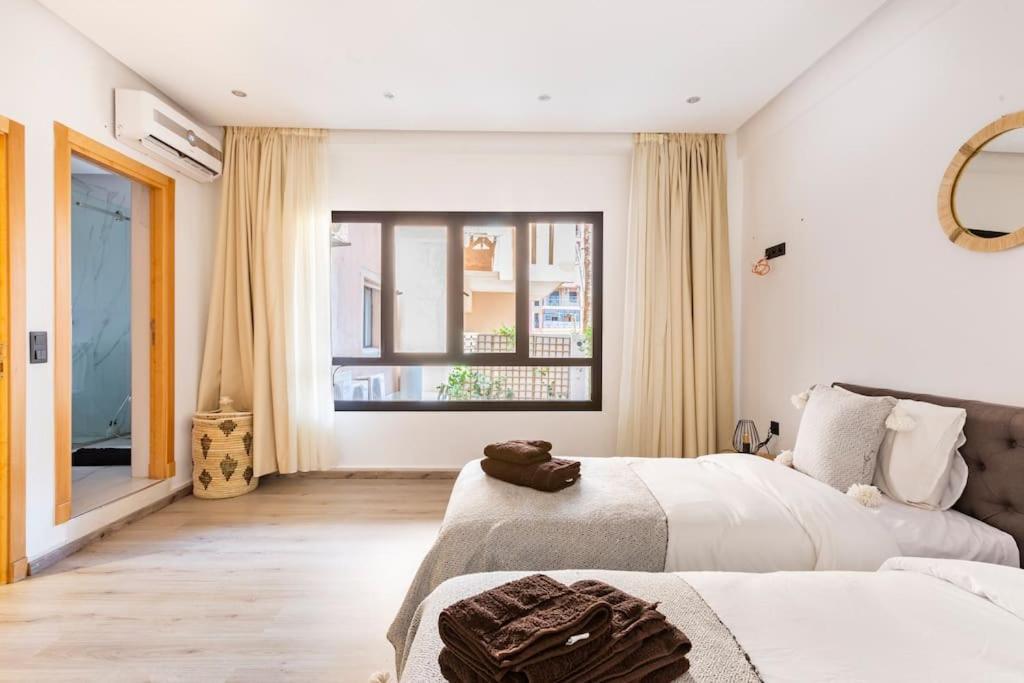 Loft Duplex Familial 200M2 Neuf - Centre Gueliz Leilighet Marrakesh Eksteriør bilde