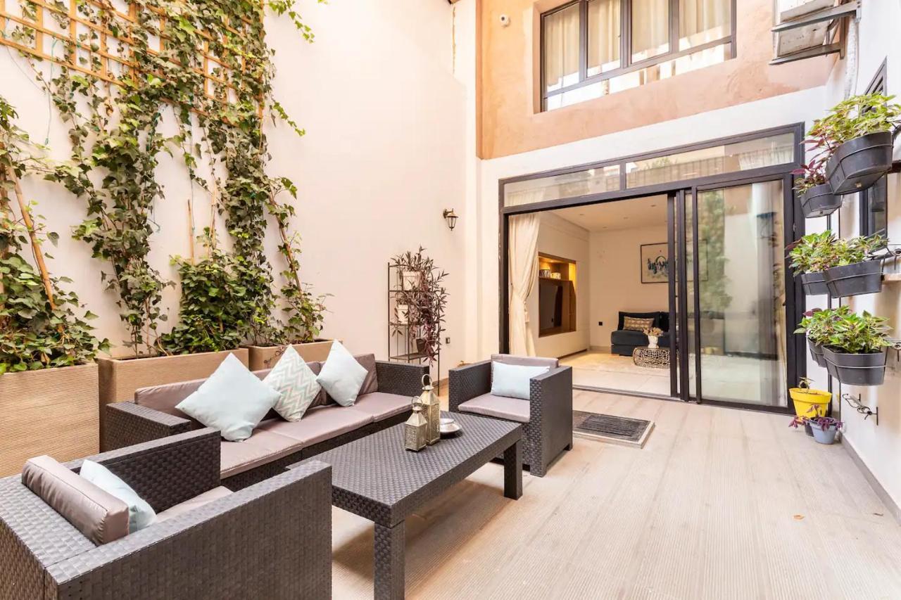 Loft Duplex Familial 200M2 Neuf - Centre Gueliz Leilighet Marrakesh Eksteriør bilde