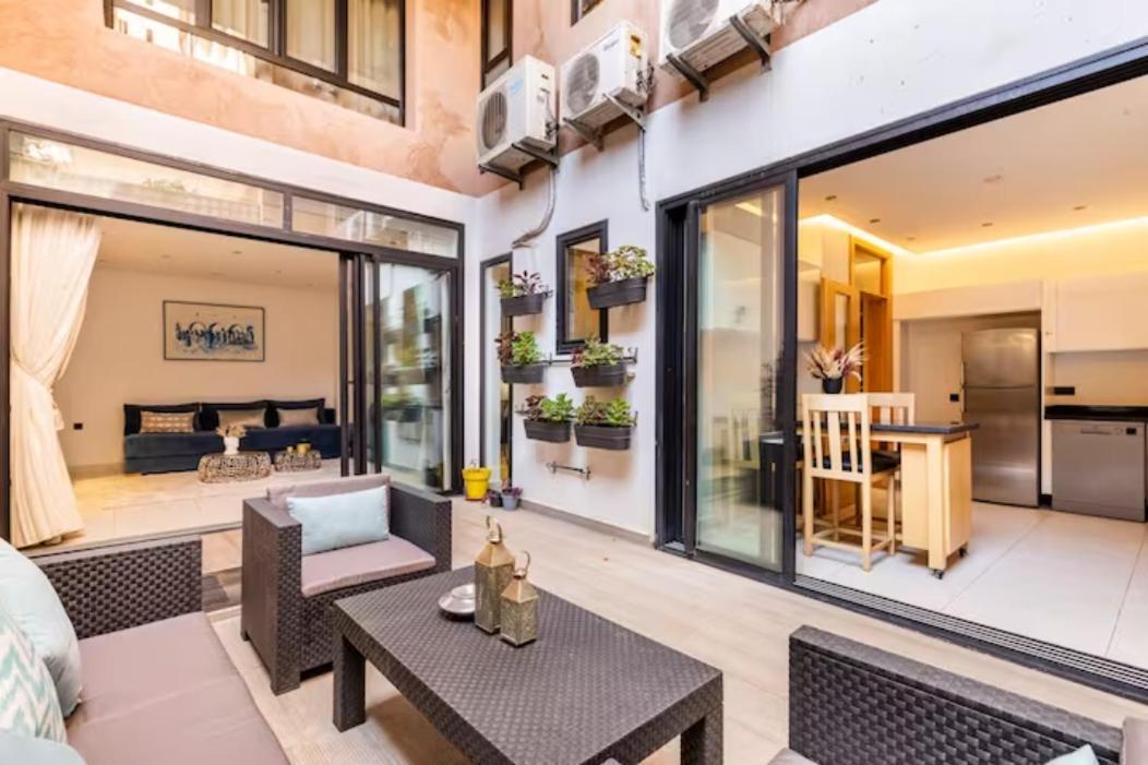 Loft Duplex Familial 200M2 Neuf - Centre Gueliz Leilighet Marrakesh Eksteriør bilde